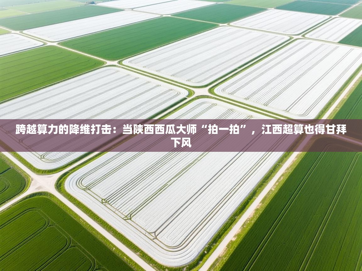 跨越算力的降维打击：当陕西西瓜大师“拍一拍”，江西超算也得甘拜下风  第2张